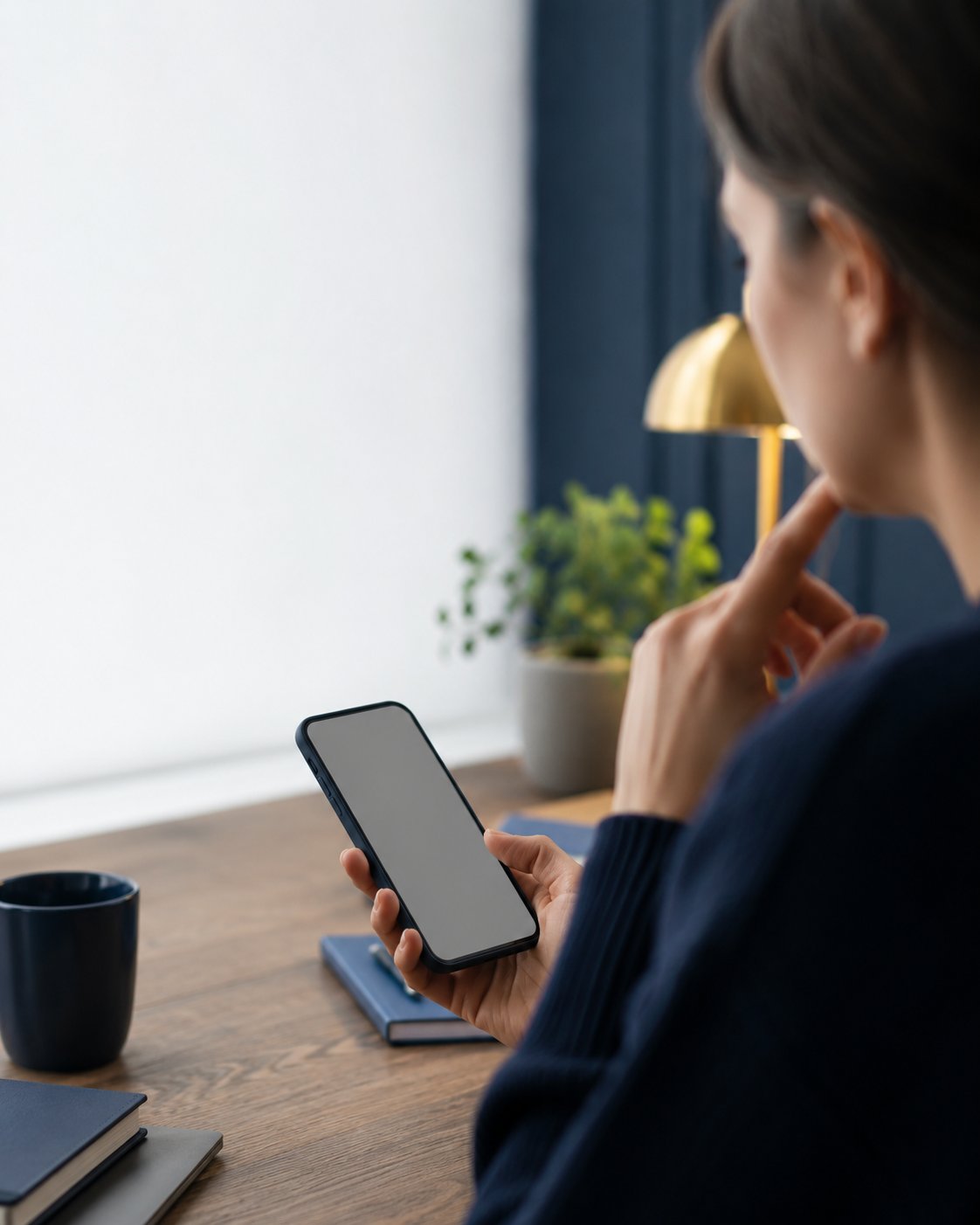 A person carefully checking a website on their phone before buying a raffle ticket